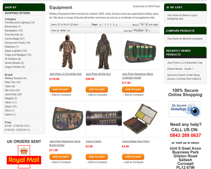 Army Surplus 365 focusing on perfection with MageWorx extensions