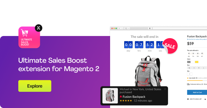 Mageworx Ultimate Sales Boost extension for Magento 2