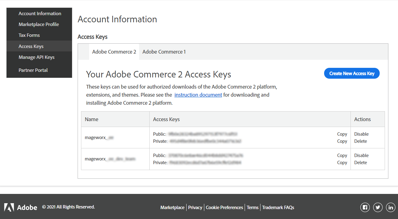 magento 2 data migration and how to find authentication keys