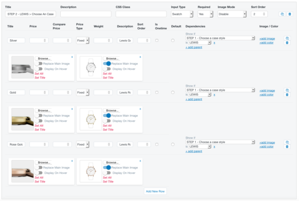 admin – choose a case style