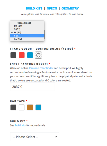 Advanced product options for Shopify