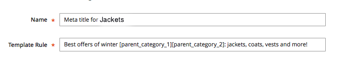 Meta data for categories in Magento 2