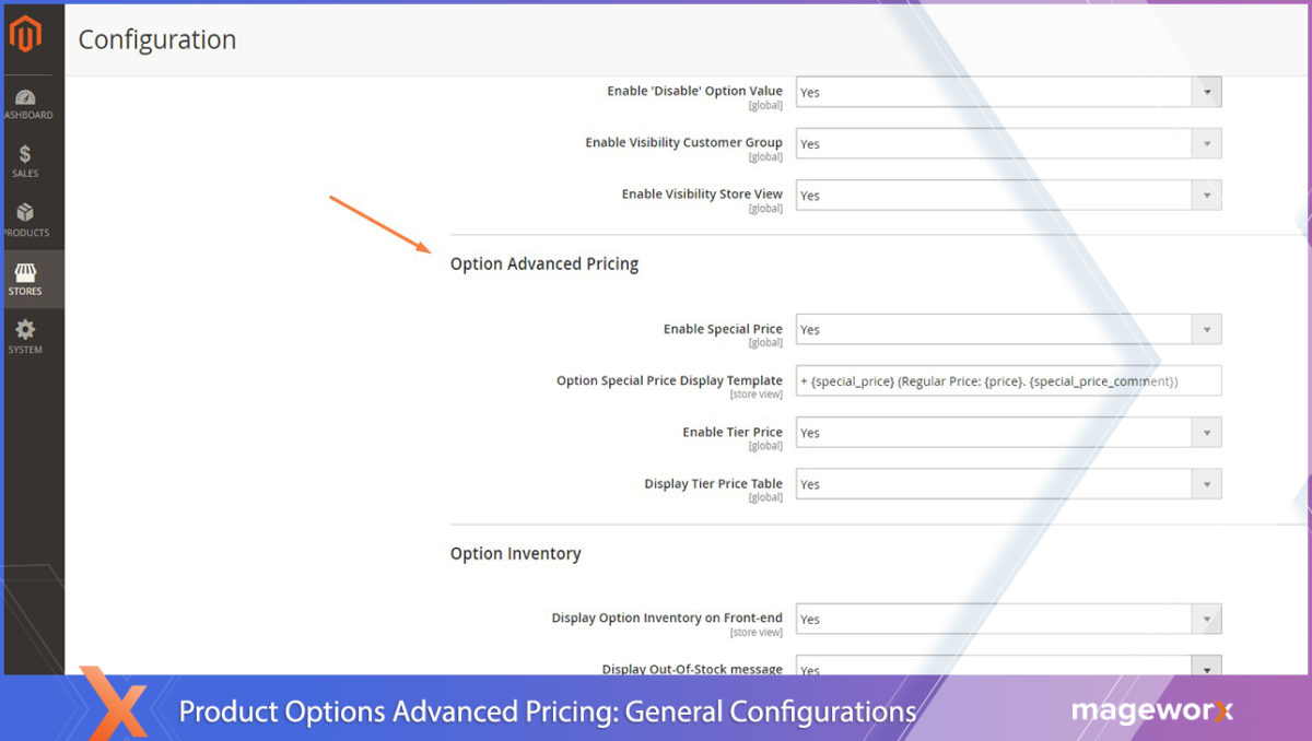 Advanced Product Options: Magento 2 tired prices