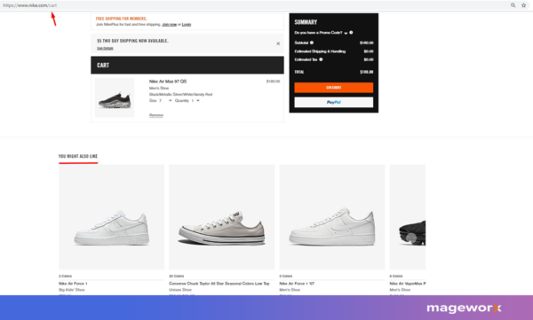 Cross-selling – nikes
