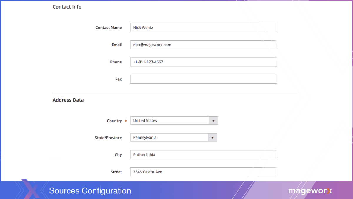 Magento 2 Sources Configuration | MageWorx Blog