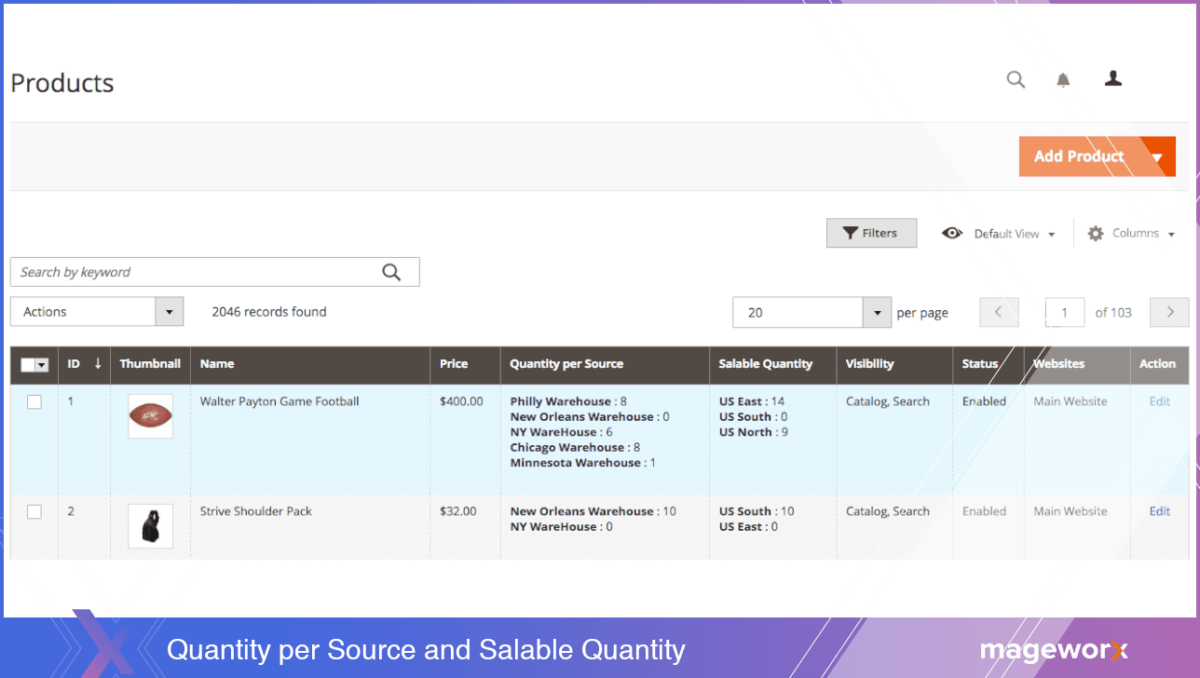 Quantity per Source and Salable Quantity | MageWorx Blog