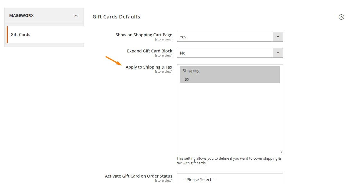 MageWorx Magento 2 Gift Cards