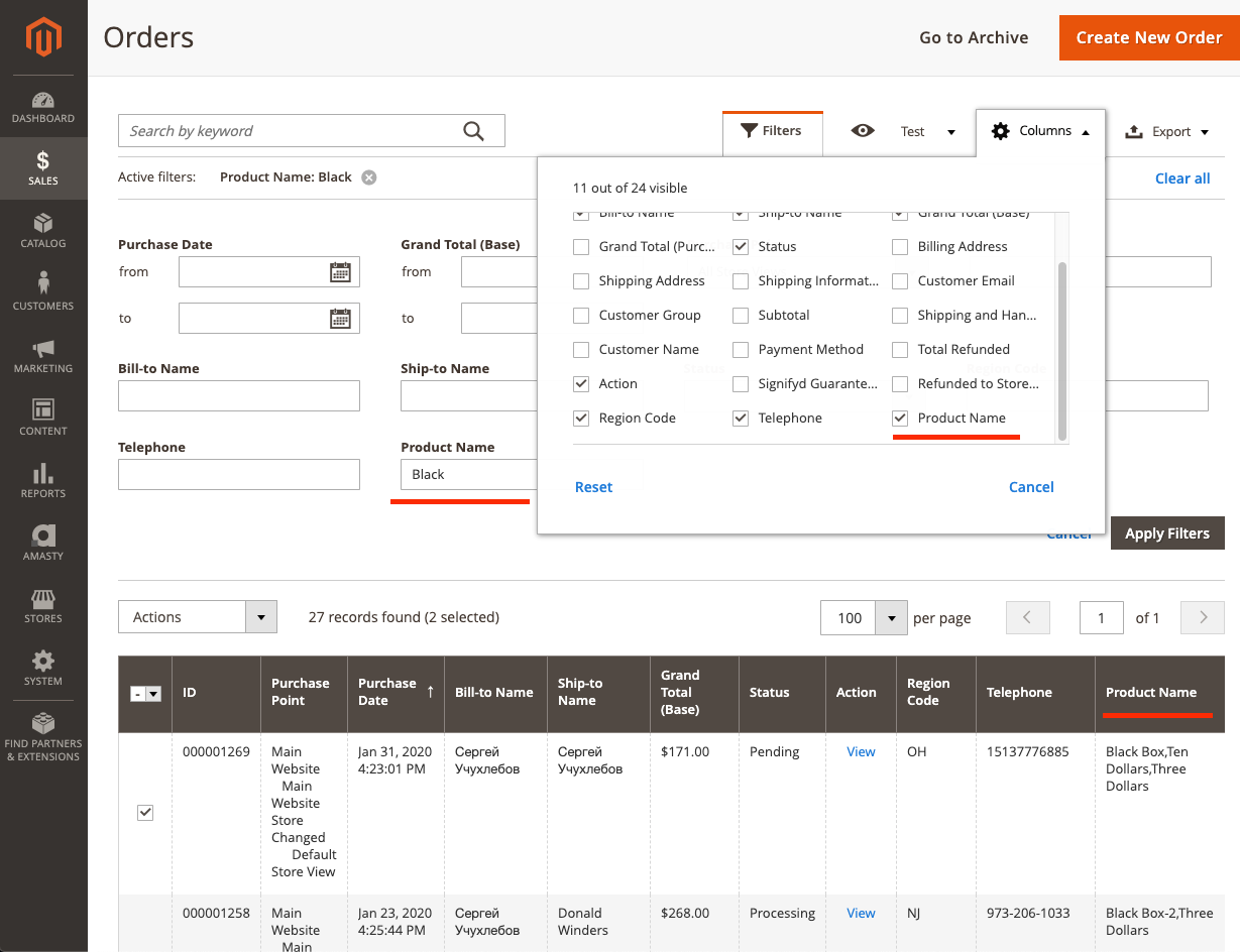 ?‍? How to Add Column with Filter to Magento 2 Orders Grid? | MageWorx Magento Blog