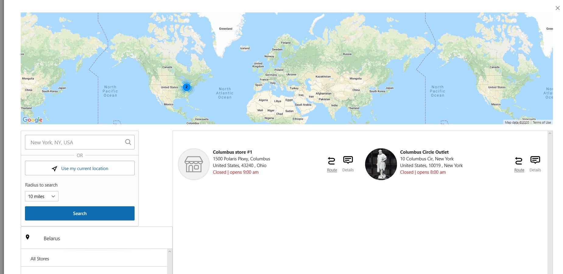 MageWorx Store Locator & In-Store Pickup