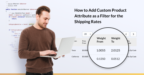 How to Add Custom Product Attribute as a Filter for the Shipping Rates