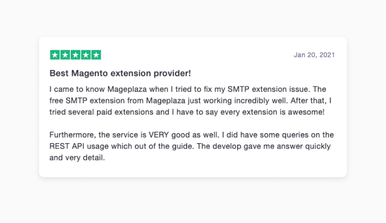 extension review - Mageplaza SMTP