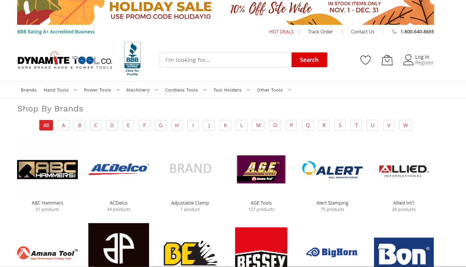 Shop by brand Example in Magento 2