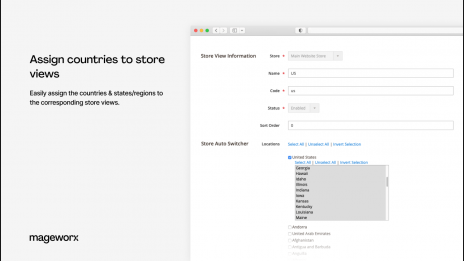 configuration of the store currency auto switcher magento extension 