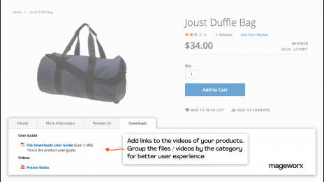 Magento 2 Product Attachments | Magento File Upload/Download Extension ...