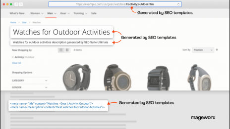 Best Magento SEO extensions - SEO templates functionality