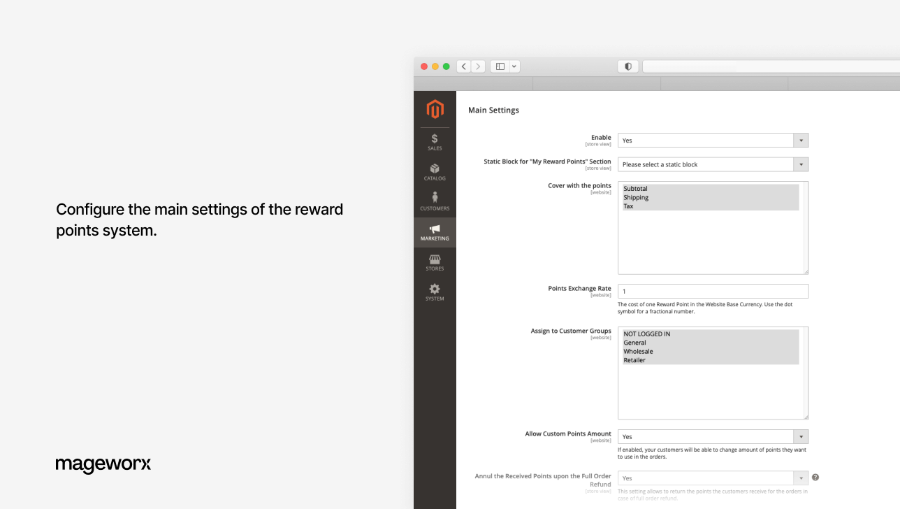 rewards points system for magento digital marketing
