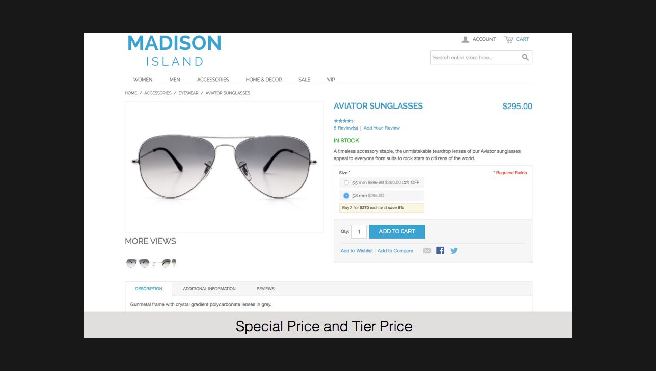 tier price in magento