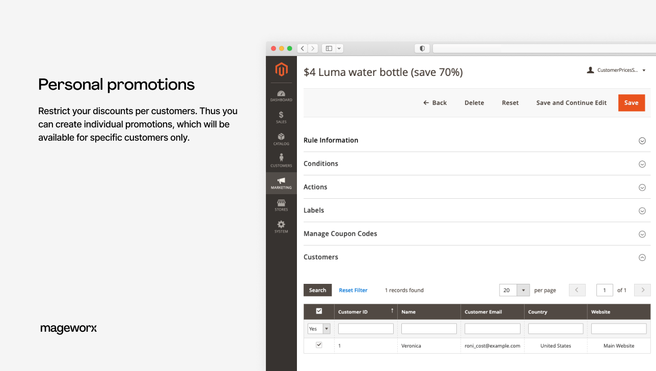 custom pricing magento extension - discounts per customer