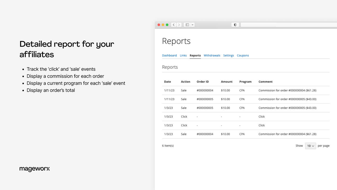 analytics for affiliate plus magento 2