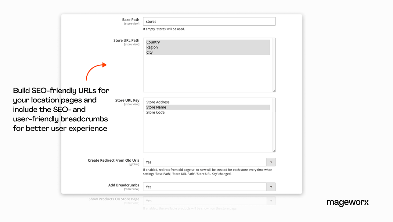 SEO-friendly URLs in Store Locator extension Magento