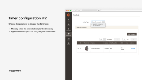 general configurations of magento 2 countdown extension