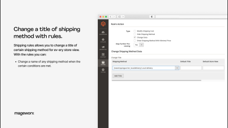changing the title of a shipping method within magento shipping plugin
