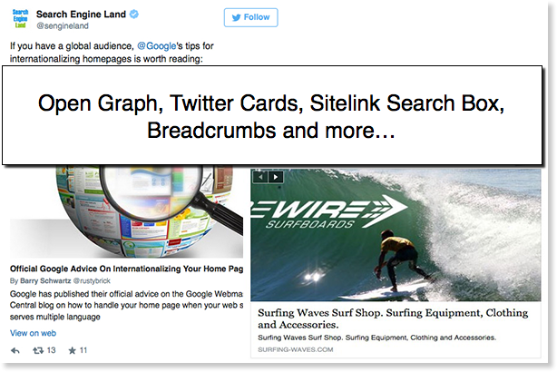 Magento rich snippets, Facebook open graph and twitter cards optimization.