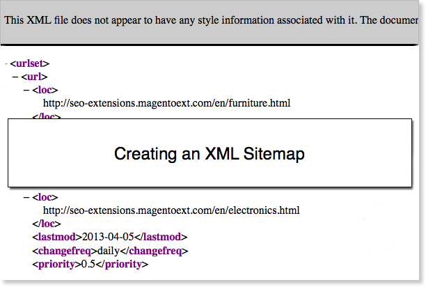 Magento XML Sitemap