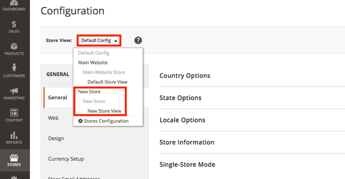 Magento 2 multi store