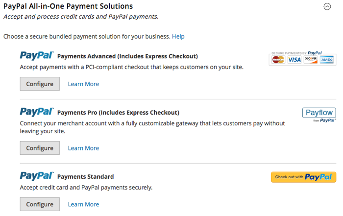 Magento 2 Paypal config