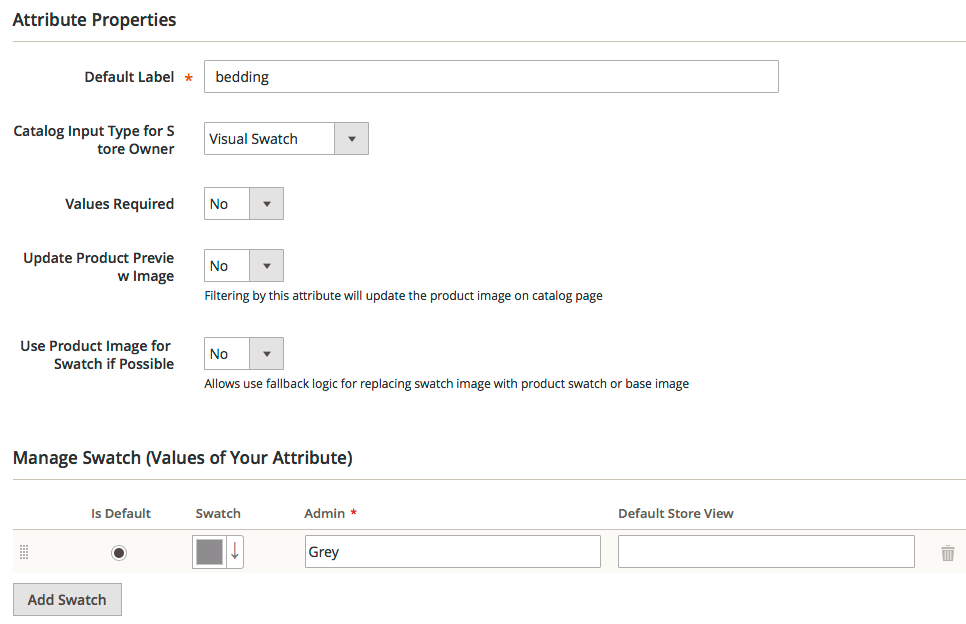 Magento 2 product attributes