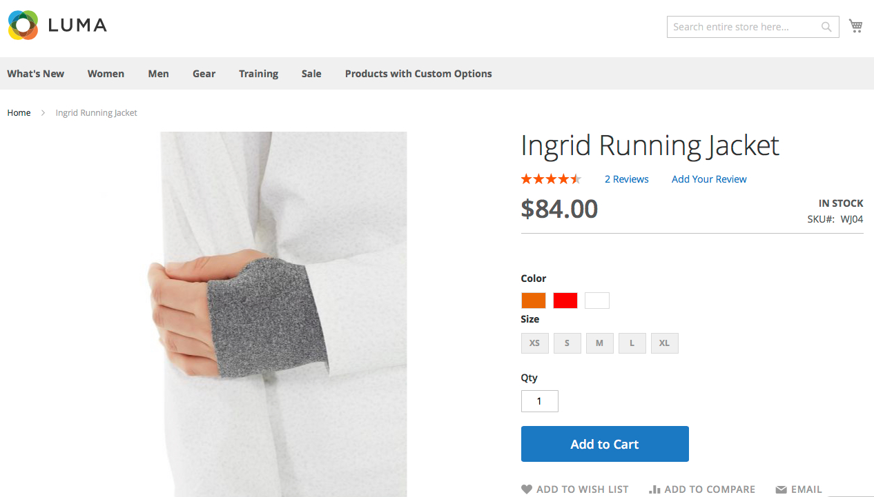 Swatches for configurable products in Magento 2