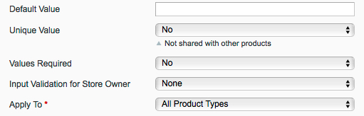 Magento attributes properties