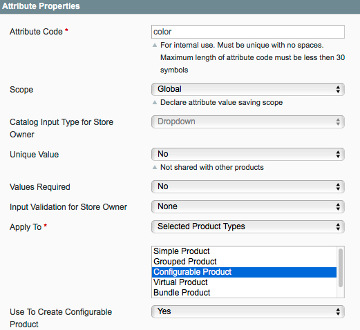 Magento product configurator